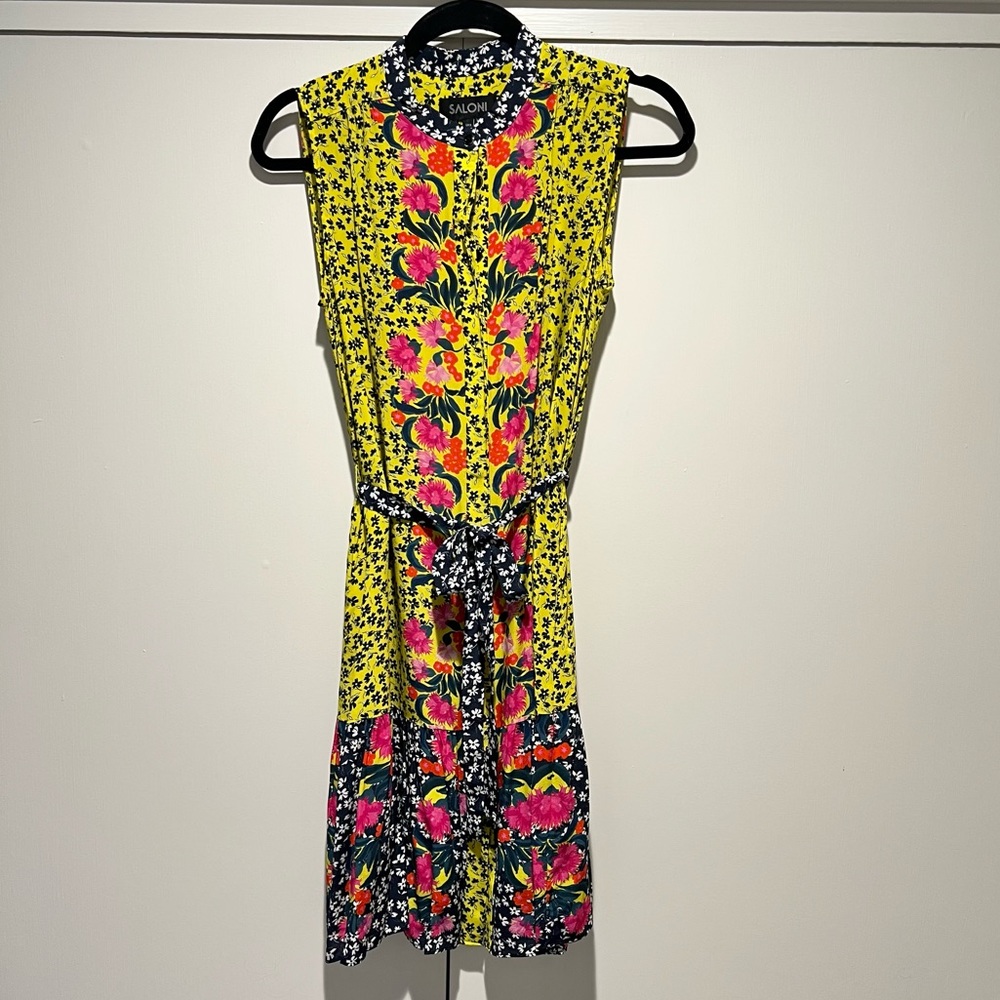 SALONI Tilly Floral Sleeveless Dress, US size 4